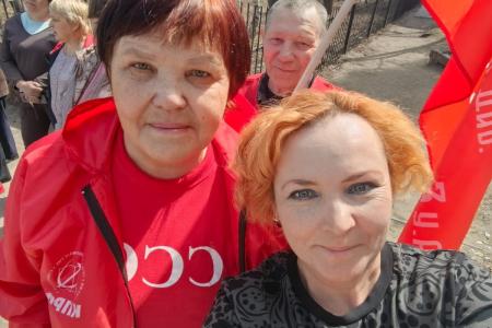 КПРФ в Забайкалье приняла участие в велопробеге в честь Дня Великой Победы
