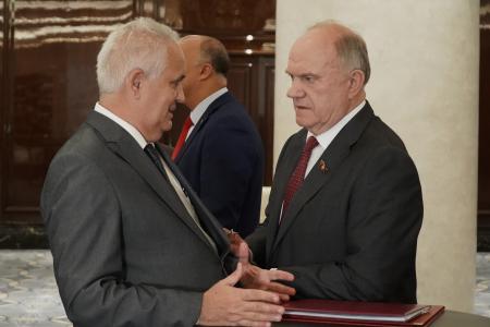 Мигель Диас-Канель и Геннадий Зюганов обсудили вопросы укрепления связей между Кубой и Россией