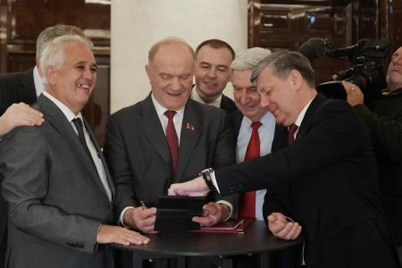 Мигель Диас-Канель и Геннадий Зюганов обсудили вопросы укрепления связей между Кубой и Россией