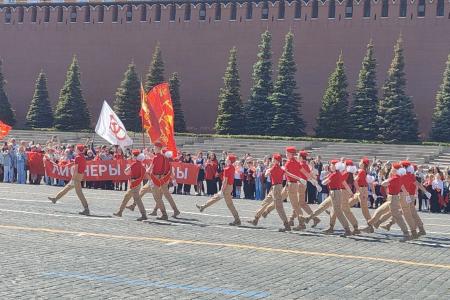 Рязанская делегация побывала на празднике пионеров в Москве