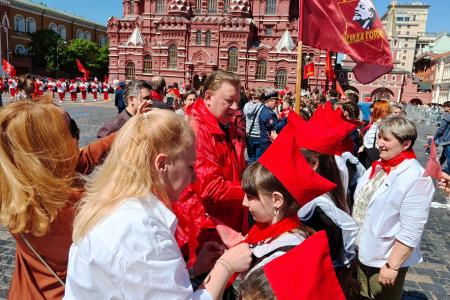 Рязанская делегация побывала на празднике пионеров в Москве