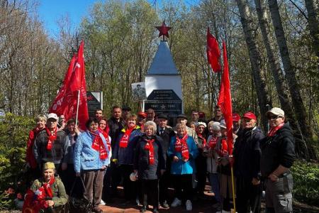 Коммунисты Ленинградской области серией мероприятий в десятках населенных пунктов региона отметили 79-ю годовщину Победы советского народа в Великой Отечественной войне