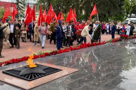Коммунисты Ставрополья встретили день Великой Победы Советского Союза над фашистской Германией