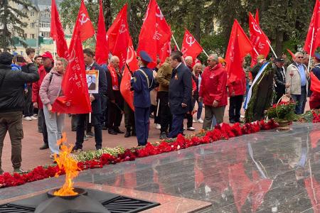Коммунисты Ставрополья встретили день Великой Победы Советского Союза над фашистской Германией