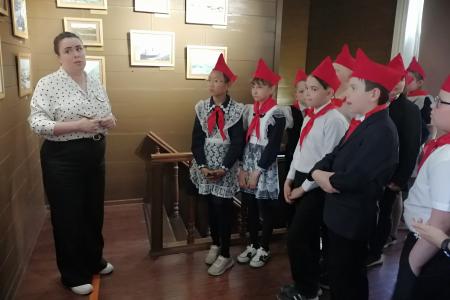 Красноярские пионеры посетили дом-музей Г.В. Юдина