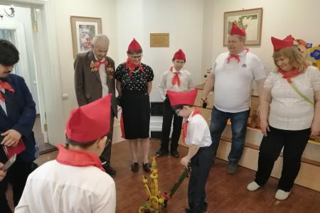 Красноярские пионеры посетили дом-музей Г.В. Юдина