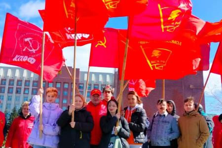 Коммунисты Забайкалья приняли участие в первомайских митингах