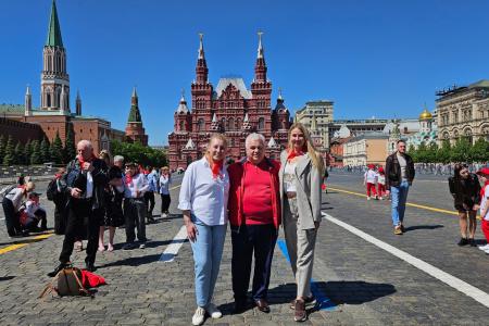 Уральский салют на Всероссийской линейке