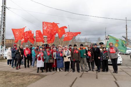 Иркутская область. Коммунисты Братска отметили День Победы торжественно