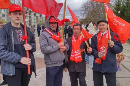 Иркутская область. Коммунисты Братска отметили День Победы торжественно