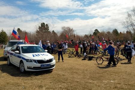 КПРФ в Забайкалье приняла участие в велопробеге в честь Дня Великой Победы