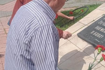 Омская область. Коммунисты почтили память красногвардейцев в Марьяновке