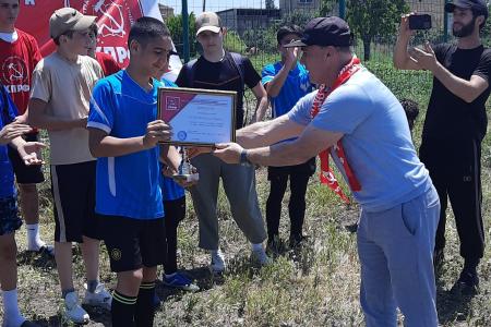 Состоялся футбольный турнир на Кубок Дагестанского республиканского отделения КПРФ