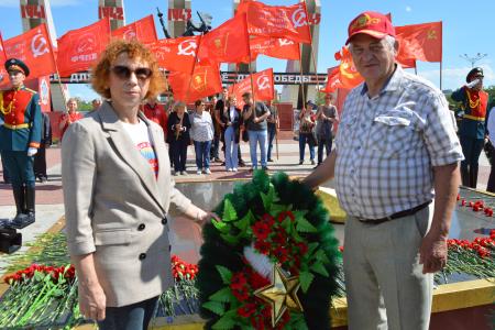 Коммунисты Забайкалья почтили память воинов Великой Отечественной войны
