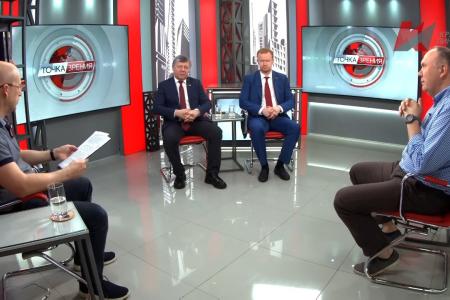 Дмитрий Новиков, Евгений Спицын, Денис Парфёнов,  и Георгий Фёдоров на телеганале “Красная линия” обсудили итоги пленума ЦК КПРФ о задачах по сплочению антифашистских сил