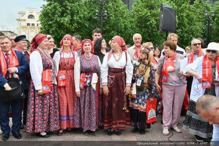 В Москве прошла патриотическая акция, посвященная Дню русского языка и Пушкинскому Дню России