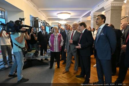 Г.А. Зюганов и С.Е. Савицкая выступили на открывшейся в Госдуме выставке, посвященной 85-летию ОКБ Сухого и ОКБ Микояна
