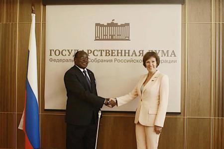 Группа депутатов под руководством Ирины Филатовой провела встречу с послом Намибии