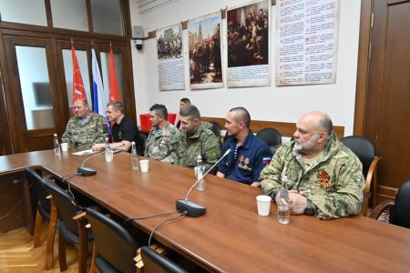 Г.А. Зюганов встретился с ветеранами боевых действий из ДНР