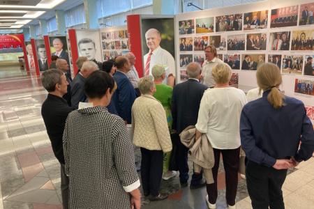 Делегация Рязанского обкома КПРФ посетила выставку «"Геннадий Зюганов. Время, события, люди"