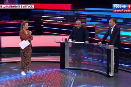 Юрий Афонин в эфире «России-1» выразил благодарность Ивану Казанкову за организацию национального праздника Уяв