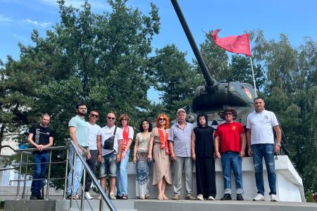 "За Родину, за народ России, за нашу Победу!". Автопробег ставропольских коммунистов