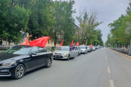 "Наше дело правое!". Патриотический автопробег КПРФ прошел в Самарской области