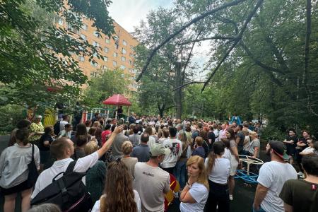 Москва. Протестные встречи депутата С.Обухова по мигрантской проблеме в Богородском и Перово: «Нет хостелам в жилых домах!»