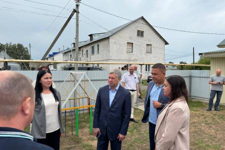 Ульяновская область. Айрат Гибатдинов в составе делегации совершил рабочую поездку в Старомайнский район