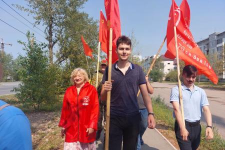 КПРФ в Забайкалье провела автопробег «За Родину! За народ России! За нашу Победу!»