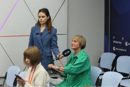 Н.А. Останина провела пресс-конференцию по итогам весенней сессии