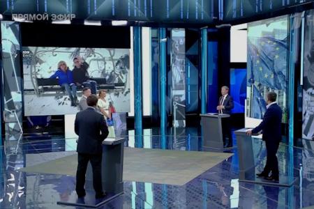 Дмитрий Новиков на Первом канале о выгодах украинского конфликта для военно-политической элиты США, возможной замене кандидатуры Байдена и попытках расколоть трудящихся Запада