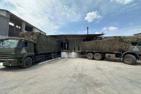 КПРФ передала воду для солдат армии России