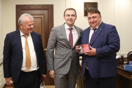 Юрий Афонин принимает участие в юбилейных мероприятиях, посвященных 100-летию партийной организации коммунистов Ингушетии