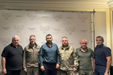 Делегация КПРФ во главе с К.К. Тайсаевым продолжает работу на Донбассе