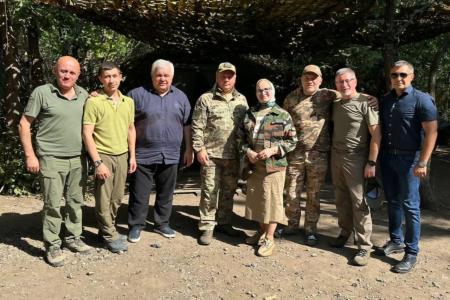 Делегация КПРФ во главе с К.К. Тайсаевым продолжает работу на Донбассе