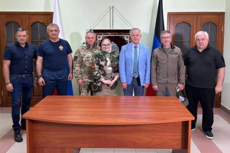 Делегация КПРФ во главе с К.К. Тайсаевым продолжает работу на Донбассе