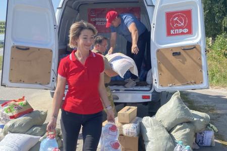 Курские коммунисты посетили бойцов в зоне СВО