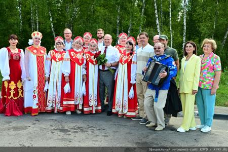 В ходе визита в Орловскую область Г.А. Зюганов посетил центр селекции и семеноводства