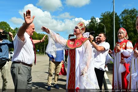 В ходе визита в Орловскую область Г.А. Зюганов посетил центр селекции и семеноводства