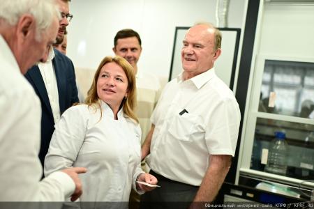 В ходе визита в Орловскую область Г.А. Зюганов посетил центр селекции и семеноводства