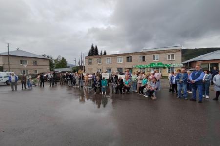 Алтайский край. Мария Прусакова приняла участие в митинге в Чарышском округе