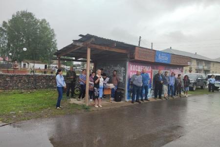 Алтайский край. Мария Прусакова приняла участие в митинге в Чарышском округе