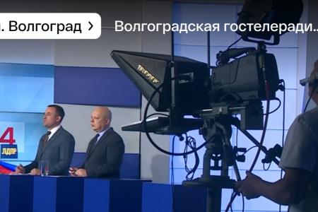 Кандидат на пост Губернатора Волгоградской области Олег Дмитриев принимает участие в политических дебатах