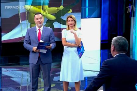 Дмитрий Новиков на Первом канале: “Страна активно помогает Новороссии, КПРФ направляет туда гуманитарные конвои, и граждане России ждут, что олигархия, наконец, раскошелится”