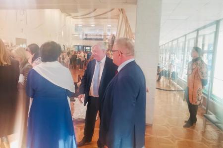 Секретарь Московского обкома КПРФ, руководитель фракции КПРФ Александр Наумов принял участие в праздничном мероприятии ко Дню Красногорска