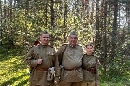 В Нижегородской области коммунисты провели реконструкцию боевых сцен, посвященную окончанию Второй мировой войны