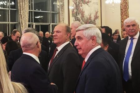 Геннадий Зюганов, Иван Мельников и Дмитрий Новиков приняли участие в праздновании 75-й годовщины образования КНР