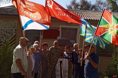 Калмыкия. Торжественная встреча участника СВО в Городовиковском райкоме партии
