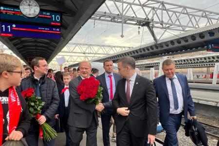 Г. А. Зюганов прибыл в Санкт-Петербург